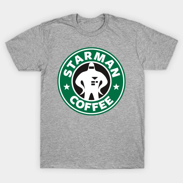 Starman Coffee T-Shirt by Phantom Cell